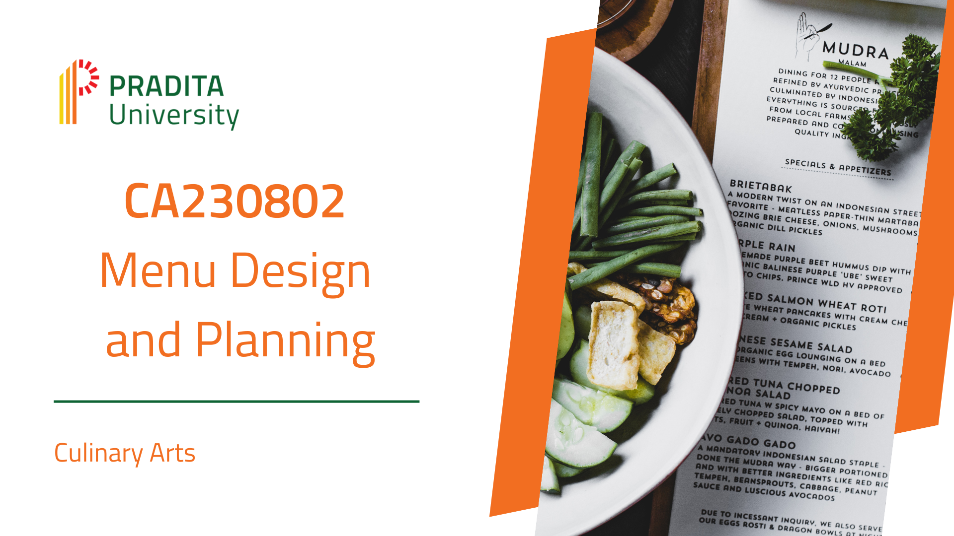 CA230802 - Menu Design and Planning 2 SKS Genap 2022/2023