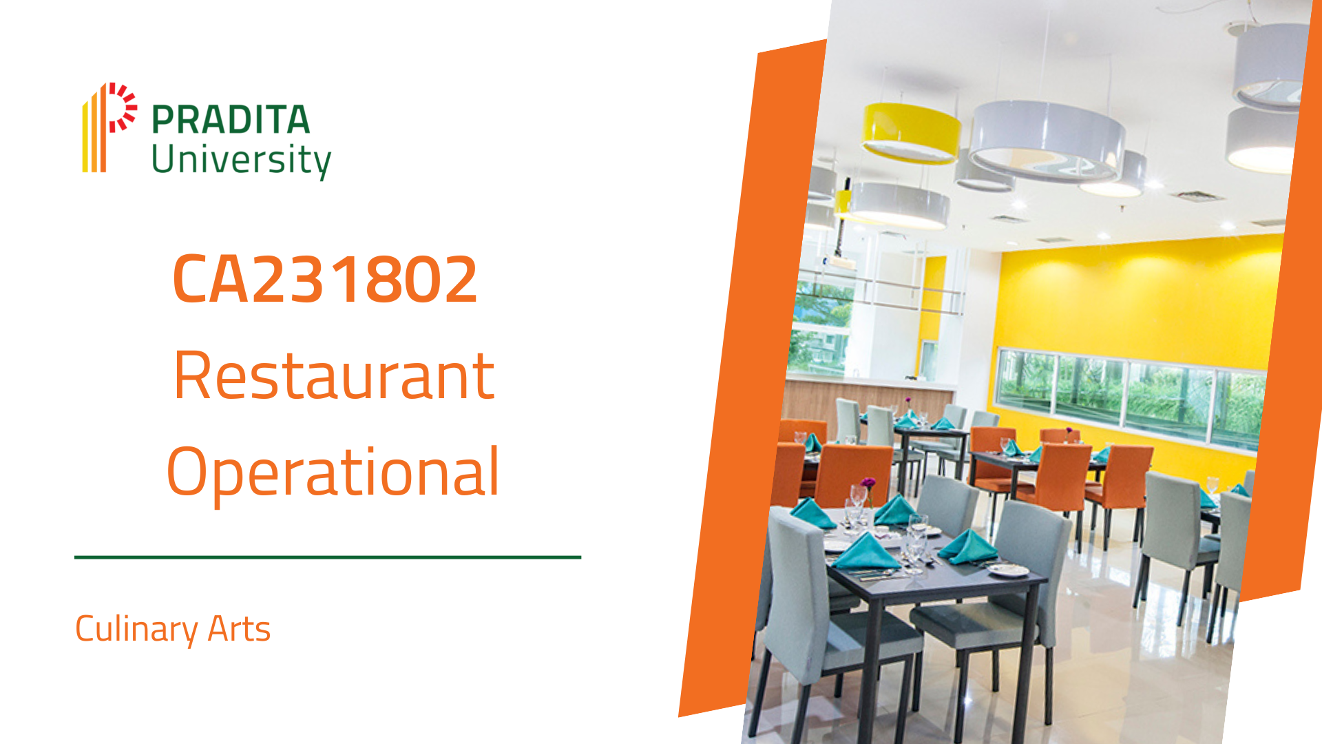 CA231802 - Restaurant Operational 2 SKS Genap 2022/2023