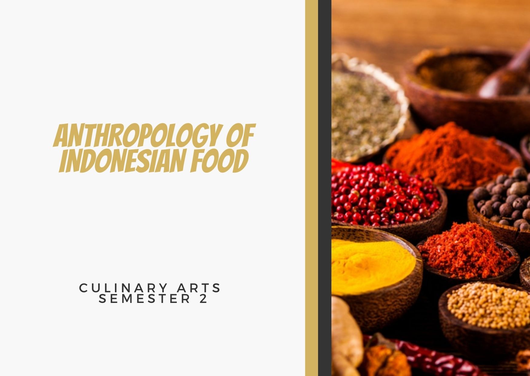 Anthropology of Indonesian Food 