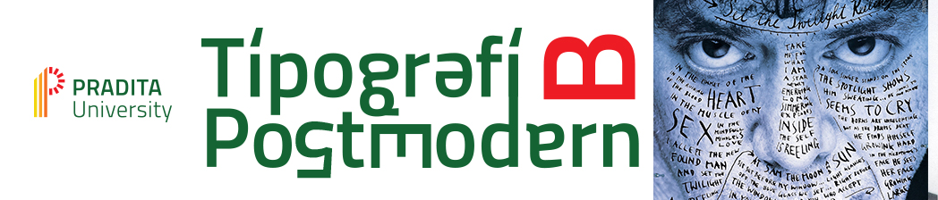 VC131503 - Tipografi Postmodern - Kelas B - 3 SKS - Desain Komunikasi Visual - Ganjl 2025/2026