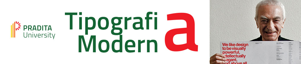 VC230803 - Tipografi Modern - 3 SKS - Kelas A  - Desain Komunikasi Visual - Semester Gasal 2025/2026